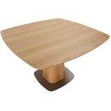 MOME Jedilna miza v hrastovem dekorju 120x120 cm Etel – | Shoptok.si