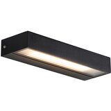 QAZQA Moderna stenska svetilka črna z LED IP65 - Hannah Cene