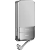 RAPID Magnetic Power Bank - 5000 mAh - Silver