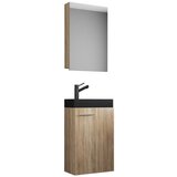 MID.YOU kopalnica za goste slito, hrast sonoma, 3-Delno | Shoptok.si