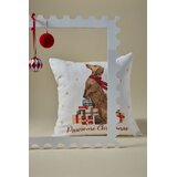 Sinsay Dekorativna jastučnica s božićnim uzorkom jazavčara s poklonima | shoptok.hr
