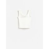 Reserved Top s visokim udjelom pamuka - bijela | shoptok.hr