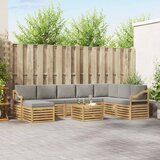  Setovi sofa Čvrsto drvo akacije | shoptok.hr