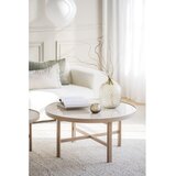 Rowico Okrogla mizica s keramično ploščo v naravni barvi 90x90 cm Marsden – | Shoptok.si