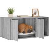 Namještaj za kavez za mačke Siva Sonoma 100 x 49 x 45 cm | shoptok.hr