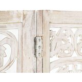 Sobna pregrada s 3 panela bijela 120x165 cm masivno drvo manga | shoptok.hr