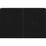  Kabinetski zidni Zidne 2 pcs Crni hrast 69,5 x 34 x 90 cm | shoptok.hr