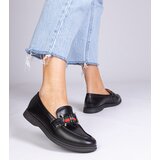 D/CEO marka niezdefiniowana Black faux leather loafers with decoration Kalenda | shoptok.hr