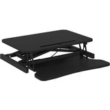 vidaXL Nastavljiva delovna postaja 60x40x(13-41,5)cm jeklo in inž. les | Shoptok.si