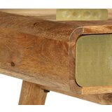  Klubska mizica iz trdnega mangovega lesa 90x50x40 cm | Shoptok.si