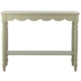 Bloomingville Svetlo zelena stranska mizica iz masivnega bora 36x106 cm Salla – u