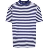 UC Men Men's T-shirt Regular Stripe - white/navy blue cene