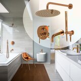 REA Bath Ugradbeni set kade i tuša Rea Lungo Copper + BOX | shoptok.hr