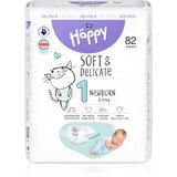 Bella Baby Happy Soft&Delicate Size 1 Newborn plenice za enkratno uporabo 2-5 kg 82 kos | Shoptok.si
