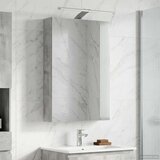  Kopalniška ogledalna omara Betonsko siva 40 x 10,5 x 60,5 cm, (5000232812) | Shoptok.si