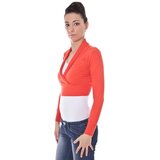 Datch shrug dugih rukava za žene crveni | shoptok.hr