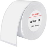 Niimbot Termične etikete nalepke 25x60 mm, 110 kosov (Bela), (21159947) | Shoptok.si