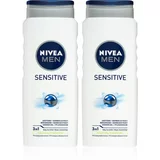 Nivea Men Sensitive gel za tuširanje za tijelo i kosu (ekonomično pakiranje)