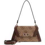 Guess KARNILLA LOGO FLAP SHLDR BAG Smeđa Cijene