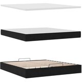vidaXL Otomanski okvir kreveta s madracima crni 180x200cm baršunasti | shoptok.hr