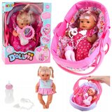 Lean Toys Interaktivna punčka v nosilki Cene