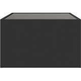  Stolić za kavu s beskonačnim LED svjetlima crni 70x50x30 cm | shoptok.hr