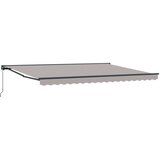  Okvir tende Svijetlo siva 450 × 300 cm Poliester s PU premazom | shoptok.hr