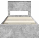 Krevetna konstrukcija s ladicama Betonska siva 90 x 190 cm | shoptok.hr