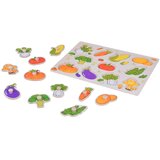  Drvene puzzle povrće 11 elemenata | shoptok.hr