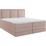 MID.YOU POSTELJA BOXSPRING 200 cm x 220 cm , les, tekstil, leseni material roza | Shoptok.si