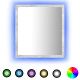 vidaXL LED kopalniško ogledalo betonsko sivo 40x8,5x37 cm iverna pl. | Shoptok.si