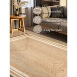 Hanse Home Krem/u prirodnoj boji obostrani/ručno rađen juten tepih 80x150 cm Looma – | shoptok.hr