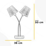 Lesnina XXXL NAMIZNA SVETILKA 36/15/50 cm | Shoptok.si
