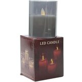 Led candle CUBO - 10cm - Grey - N53