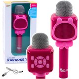 Wireless Bluetooth Microphone For Karaoke Recording Voice Changer Pink | shoptok.hr