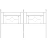  Metalno zamjensko uzglavlje bijelo 160 cm | shoptok.hr