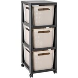 Rotho BRISEN komoda 3&#215;16 L – antracit/kappučino | shoptok.hr