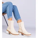 D/CEO marka niezdefiniowana Black cowboy boots on the block heel Abigail