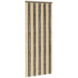 vidaXL Zaslon proti insektom Chenille Temno rjava in bež 90 x 220 cm, (5000247096) | Shoptok.si