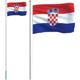  Hrvatska zastava i jarbol 6,08 m aluminijski | shoptok.hr