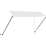 Tenda na uvlačenje s LED svjetlima 350 x 150 cm krem | shoptok.hr