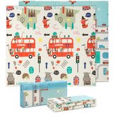 Babify Dječja podloga za igranje, debljine 1 cm, sklopiva, protuklizna, iznimno velika, dvostrana, vodootporna, prijenosna, za malu djecu i dojenčad (180x200x1,0 cm), višebojna Cijene