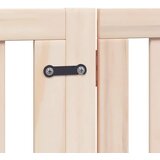  Vrata za pse s vratašcima 12 panela sklopiva 960 cm drvo topole | Eponuda.com