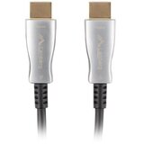 Lanberg CA-HDMI-20FB-0500-BK optical cable HDMI M/M 50m v2.0 4K AOC | shoptok.hr