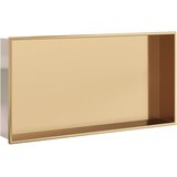 Niša za tuš boje poliranog zlata 62x32x9 cm nehrđajući čelik | Eponuda.com