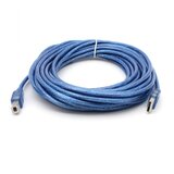  JWD-U2 Kabl za štampač USB Tip A muški ulaz na USB Tip B muški ulaz, 10m, Plavi | Eponuda.com