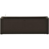  Povišena vrtna gredica samozalijevanje boja kave 100x43x33 cm | shoptok.hr