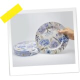  Tanjir SET 2/1 PLAVO CVEĆE 26CM OP25438 WY Cene
