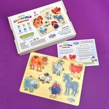 Clever_Kids drvena slagalica životinje Cene