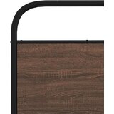 Metalni okvir kreveta bez madraca smeđa boja hrasta 200x200 cm | shoptok.hr